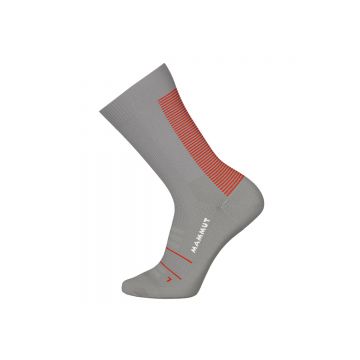 Sosete Unisex Mammut Trail Run Cushion Oy Wht Red