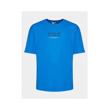 Tricou barbati -  Albastru - Bumbac