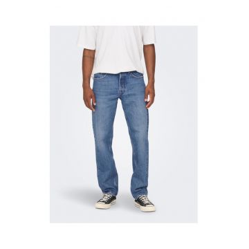 Blugi barbati -  301846178 - Bumbac - Albastru - Albastru