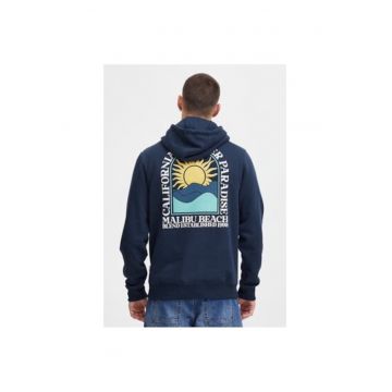 Bluza barbati -  303540807 - Poliester/Bumbac - Albastru