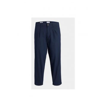 Pantaloni barbati -  303309497 - Bumbac - Albastru