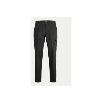 Pantaloni barbati -  304599033 - Poliester/Bumbac - Negru