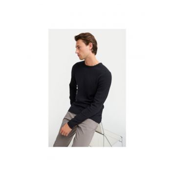 Pulover barbati -  304398308 - Bumbac - Negru