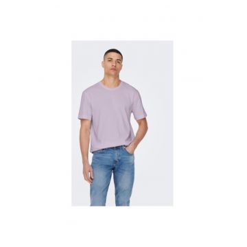 Tricou barbati -  301847489 - Bumbac organic - Violet