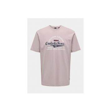 Tricou barbati -  303335502 - Bumbac - Violet
