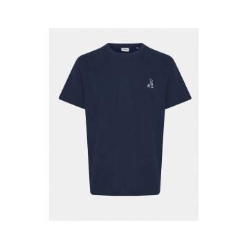 Tricou barbati -  303538880 - Albastru inchis - Bumbac