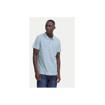Tricou barbati -  303540494 - Bumbac - Albastru
