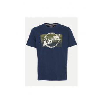 Tricou barbati -  304401138 - Bumbac - Albastru
