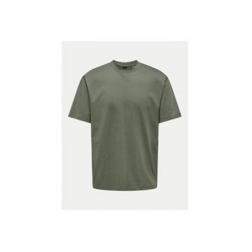 Tricou barbati -  304695155 - Bumbac organic - XS INTL - Gri