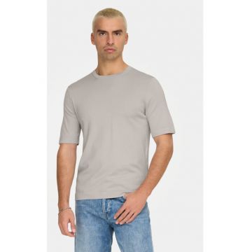 Tricou barbati -  304805226 - Viscoza/Poliester - Bej