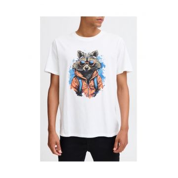 Tricou pentru barbati -  Bumbac - Alb