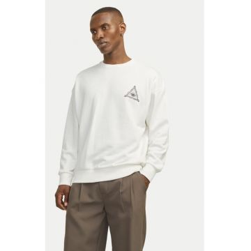 Bluza barbati -  304370328 - Poliester reciclat/Bumbac - Alb