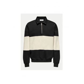 Bluza barbati -  304684845 - Bumbac/Poliester - Negru