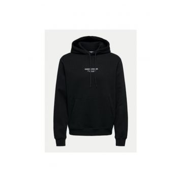 Bluza barbati -  304805486 - Bumbac/Poliester - Negru