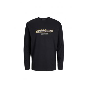 Bluza JACK &JONES Vesterbro Newton Crew Negru
