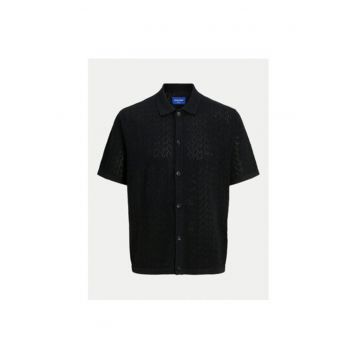 Camasa barbati -  304778254 - Poliester reciclat/Bumbac - Negru