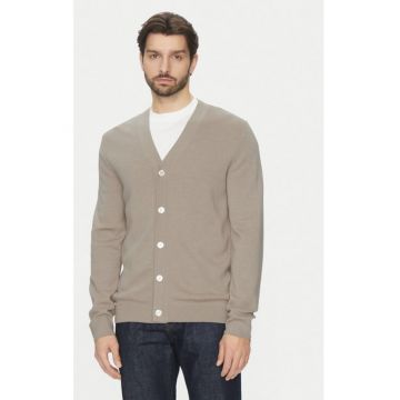 Cardigan barbati -  304810077 - Lana merinos - Bej