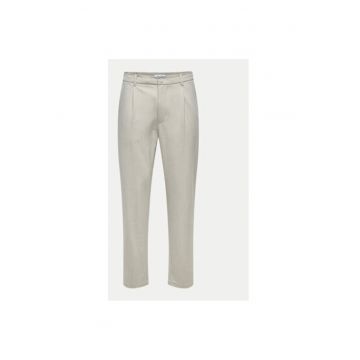 Pantaloni barbati -  304953354 - Poliester reciclat/Viscoza - Bej