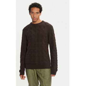 Pulover barbati -  304520440 - Bumbac organic/Bumbac - Maro