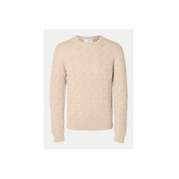Pulover barbati -  304520457 - Bumbac organic/Bumbac - Bej