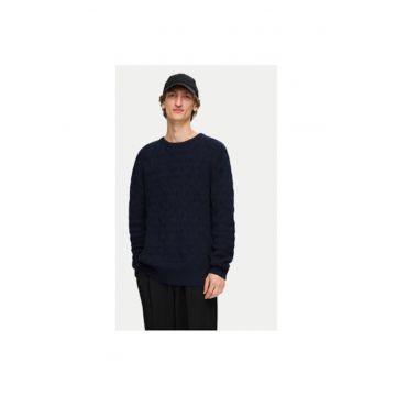 Pulover barbati -  304520464 - Bumbac organic/Bumbac - Albastru
