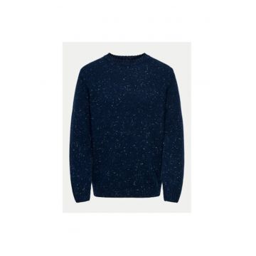 Pulover barbati -  304684906 - Lana/Viscoza - 2XL INTL - Albastru