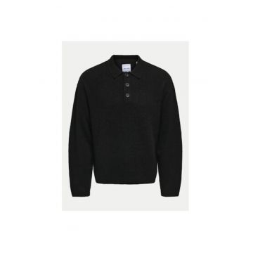 Pulover barbati -  304684913 - Acril/Poliester reciclat - Negru