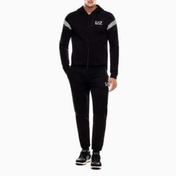 Trening EA7 TRAIN 7 LINES M T-SUIT HOODIE FZ CH BR
