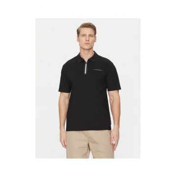 Tricou barbati -  304778841 - Bumbac/Poliester - Negru - Negru