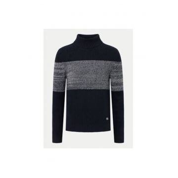 Bluza barbati -  304192685 - Lana/Bumbac - XL INTL - Albastru