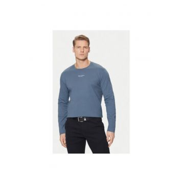 Bluza Barbati -  304825729 - Bumbac organic - Albastru