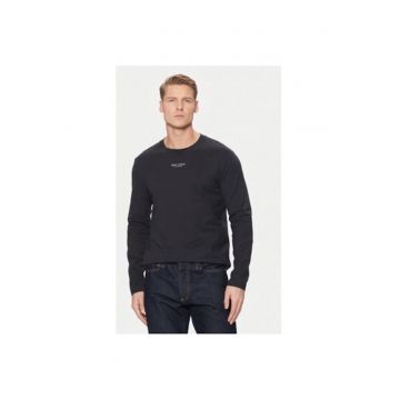 Bluza barbati -  304825743 - Bumbac organic - Albastru