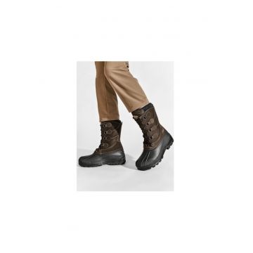 Bocanci trekking barbati  198978495 - Piele naturala - Maro