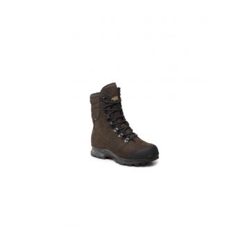 Bocanci trekking barbati  209304732 - Piele naturala - Maro