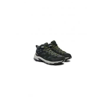 Bocanci trekking barbati  303952433 - Piele ecologica - 39.5 EU - Negru