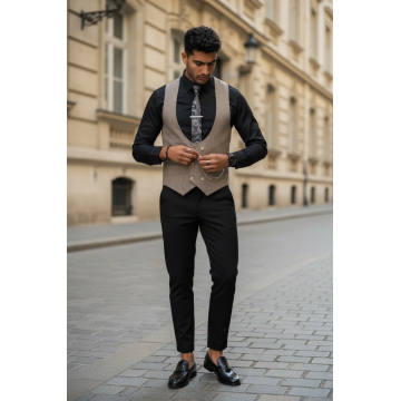 Compleu barbati  Vesta + Pantaloni 13301 35-4