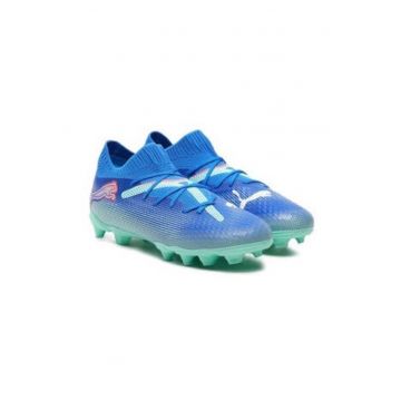 Ghete de fotbal barbati  304532481 - Piele ecologica - Albastru - Albastru
