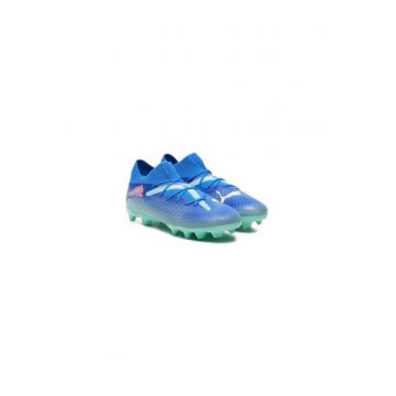 Ghete de fotbal barbati  304532481 - Piele ecologica - Albastru