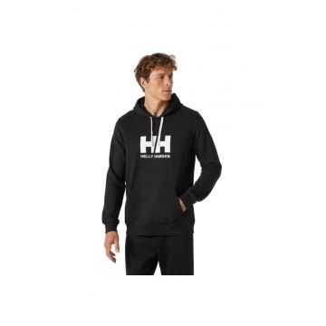 Hanorac sport barbati  Logo - bumbac - negru