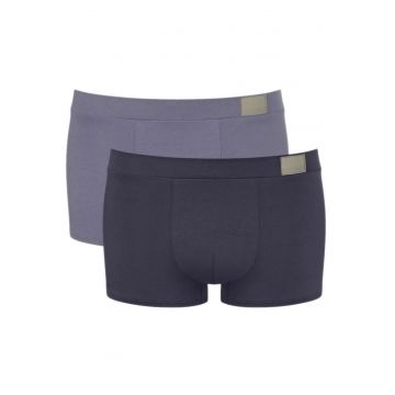 Lenjerie intima barbati -  model Go Natural - set 2 perechi - bumbac organic - violet