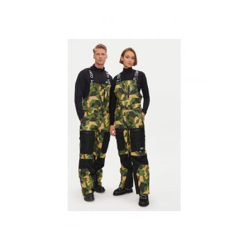 Pantaloni snowboard barbati -  304704307 - Poliester reciclat - Maro