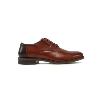Pantofi barbati  304676901 - Piele naturala - Maro