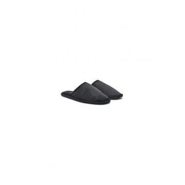 Papuci barbati  304261916 - Textil - Negru