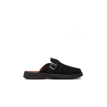 Papuci barbati  304276156 - Piele naturala - Negru - Negru