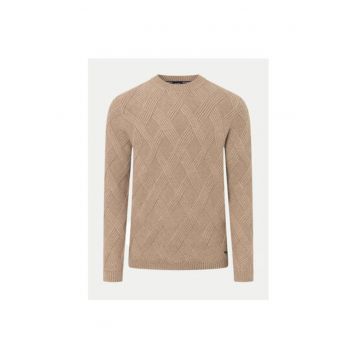 Pulover barbati -  304193293 - Poliamida/Viscoza/Lana - L INTL - Bej