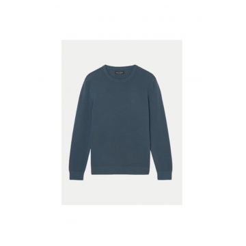 Pulover barbati -  304991691 - Bumbac organic - Albastru