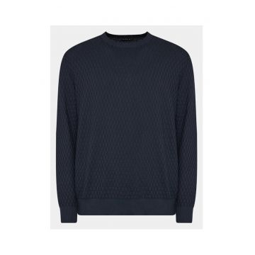 Pulover barbati -  812133 - Bleumarin - Bumbac