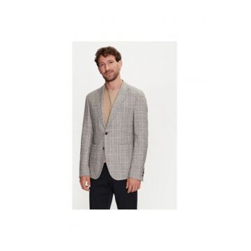 Sacou barbati -  304015335 - Poliester/Bumbac/Lana - Gri