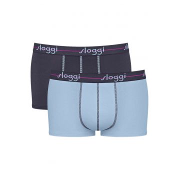 Set 2 boxeri barbati -  bumbac pur - talie elastica - multicolor