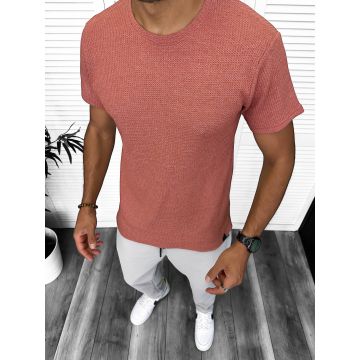 Tricou barbati corai  slim fit 13318